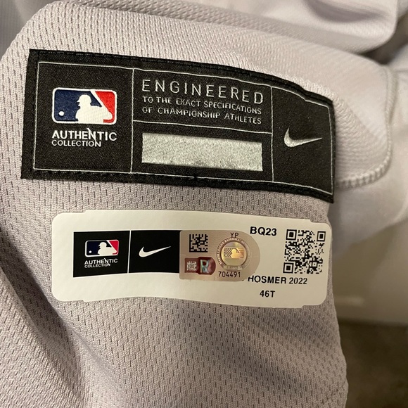2022 NIKE MLB Eric HOSMER Boston Red Sox game worn team issued used jersey - Picture 2 of 3